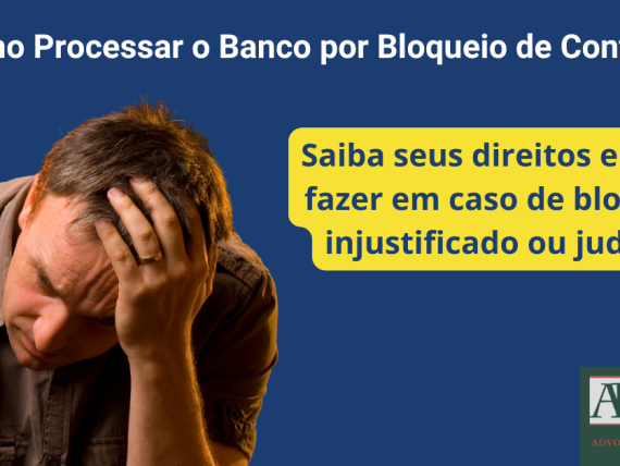 Como processar banco por bloqueio de conta?